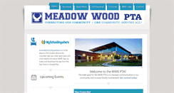 Desktop Screenshot of meadowwoodpta.com